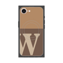 プレミアムスクエアケース with MagSafe［ オリジナル - initial two tone - W brown ］