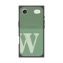 プレミアムスクエアケース with MagSafe［ オリジナル - initial two tone - W green ］