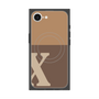 プレミアムスクエアケース with MagSafe［ オリジナル - initial two tone - X brown ］
