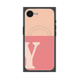 プレミアムスクエアケース with MagSafe［ オリジナル - initial two tone - Y pink ］