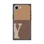 プレミアムスクエアケース with MagSafe［ オリジナル - initial two tone - Y brown ］