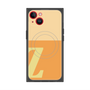プレミアムスクエアケース with MagSafe［ オリジナル - initial two tone - Z orange ］