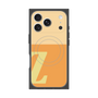 プレミアムスクエアケース with MagSafe［ オリジナル - initial two tone - Z orange ］