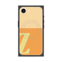 プレミアムスクエアケース with MagSafe［ オリジナル - initial two tone - Z orange ］