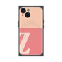 プレミアムスクエアケース with MagSafe［ オリジナル - initial two tone - Z pink ］
