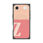 プレミアムスクエアケース with MagSafe［ オリジナル - initial two tone - Z pink ］