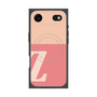 プレミアムスクエアケース with MagSafe［ オリジナル - initial two tone - Z pink ］
