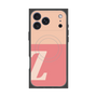 プレミアムスクエアケース with MagSafe［ オリジナル - initial two tone - Z pink ］