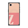 プレミアムスクエアケース with MagSafe［ オリジナル - initial two tone - Z pink ］