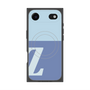 プレミアムスクエアケース with MagSafe［ オリジナル - initial two tone - Z blue ］