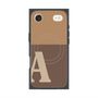 プレミアムスクエアケース with MagSafe［ オリジナル - initial two tone - A brown ］