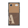 プレミアムスクエアケース with MagSafe［ オリジナル - initial two tone - A brown ］