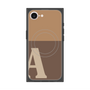 プレミアムスクエアケース with MagSafe［ オリジナル - initial two tone - A brown ］