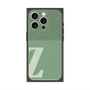 プレミアムスクエアケース with MagSafe［ オリジナル - initial two tone - Z green ］