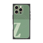 プレミアムスクエアケース with MagSafe［ オリジナル - initial two tone - Z green ］
