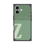 プレミアムスクエアケース with MagSafe［ オリジナル - initial two tone - Z green ］