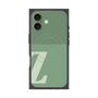 プレミアムスクエアケース with MagSafe［ オリジナル - initial two tone - Z green ］
