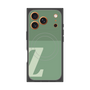 プレミアムスクエアケース with MagSafe［ オリジナル - initial two tone - Z green ］