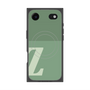 プレミアムスクエアケース with MagSafe［ オリジナル - initial two tone - Z green ］