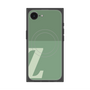 プレミアムスクエアケース with MagSafe［ オリジナル - initial two tone - Z green ］