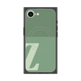 プレミアムスクエアケース with MagSafe［ オリジナル - initial two tone - Z green ］