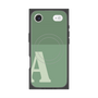 プレミアムスクエアケース with MagSafe［ オリジナル - initial two tone - A green ］