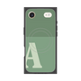 プレミアムスクエアケース with MagSafe［ オリジナル - initial two tone - A green ］