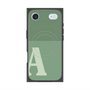 プレミアムスクエアケース with MagSafe［ オリジナル - initial two tone - A green ］