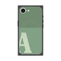 プレミアムスクエアケース with MagSafe［ オリジナル - initial two tone - A green ］