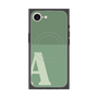 プレミアムスクエアケース with MagSafe［ オリジナル - initial two tone - A green ］