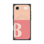 プレミアムスクエアケース with MagSafe［ オリジナル - initial two tone - B pink ］