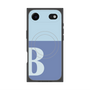プレミアムスクエアケース with MagSafe［ オリジナル - initial two tone - B blue ］