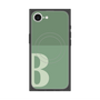 プレミアムスクエアケース with MagSafe［ オリジナル - initial two tone - B green ］