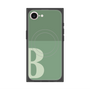 プレミアムスクエアケース with MagSafe［ オリジナル - initial two tone - B green ］