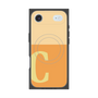 プレミアムスクエアケース with MagSafe［ オリジナル - initial two tone - C orange ］