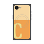 プレミアムスクエアケース with MagSafe［ オリジナル - initial two tone - C orange ］
