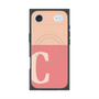 プレミアムスクエアケース with MagSafe［ オリジナル - initial two tone - C pink ］
