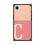 プレミアムスクエアケース with MagSafe［ オリジナル - initial two tone - C pink ］