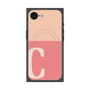 プレミアムスクエアケース with MagSafe［ オリジナル - initial two tone - C pink ］