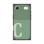 プレミアムスクエアケース with MagSafe［ オリジナル - initial two tone - C green ］