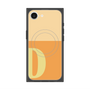 プレミアムスクエアケース with MagSafe［ オリジナル - initial two tone - D orange ］