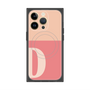 プレミアムスクエアケース with MagSafe［ オリジナル - initial two tone - D pink ］