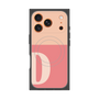 プレミアムスクエアケース with MagSafe［ オリジナル - initial two tone - D pink ］