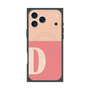 プレミアムスクエアケース with MagSafe［ オリジナル - initial two tone - D pink ］