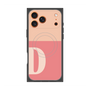 プレミアムスクエアケース with MagSafe［ オリジナル - initial two tone - D pink ］
