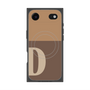 プレミアムスクエアケース with MagSafe［ オリジナル - initial two tone - D brown ］