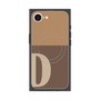 プレミアムスクエアケース with MagSafe［ オリジナル - initial two tone - D brown ］