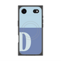 プレミアムスクエアケース with MagSafe［ オリジナル - initial two tone - D blue ］