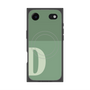プレミアムスクエアケース with MagSafe［ オリジナル - initial two tone - D green ］