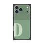 プレミアムスクエアケース with MagSafe［ オリジナル - initial two tone - D green ］
